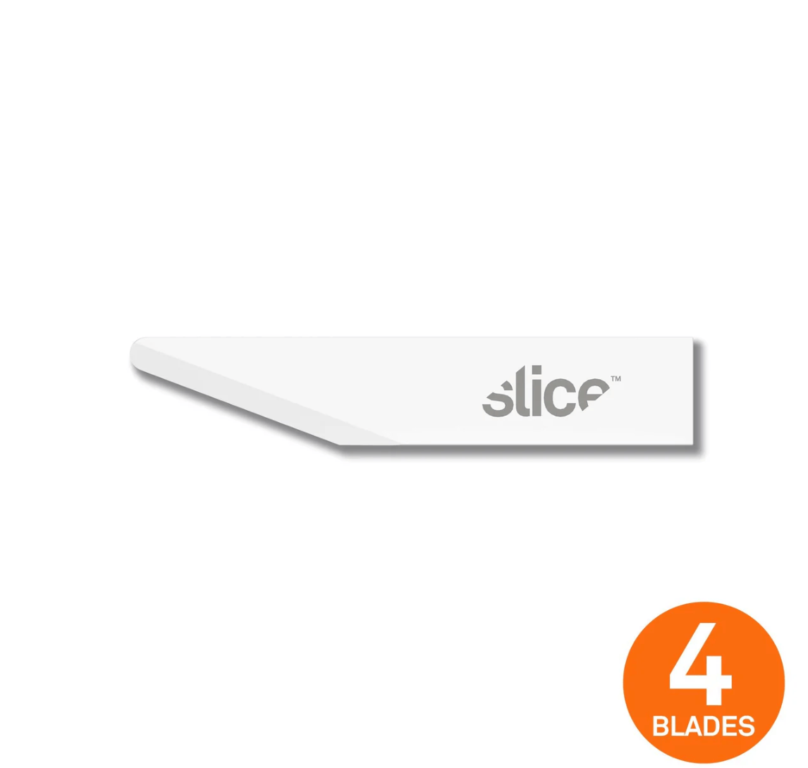Slice Scalpels Zirconia Craft Blades (Straight Edge, Rounded Tip)
